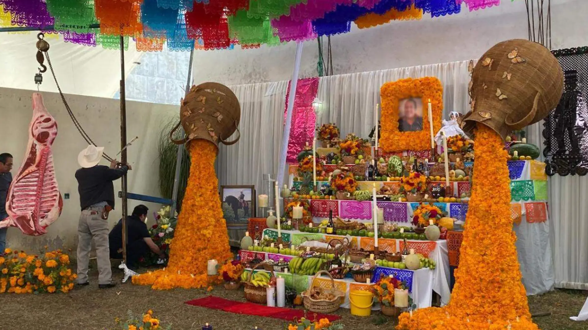 Ofrenda en San Andres Cholula